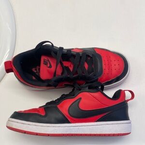 Nike Black and Red Athletic Shoes
